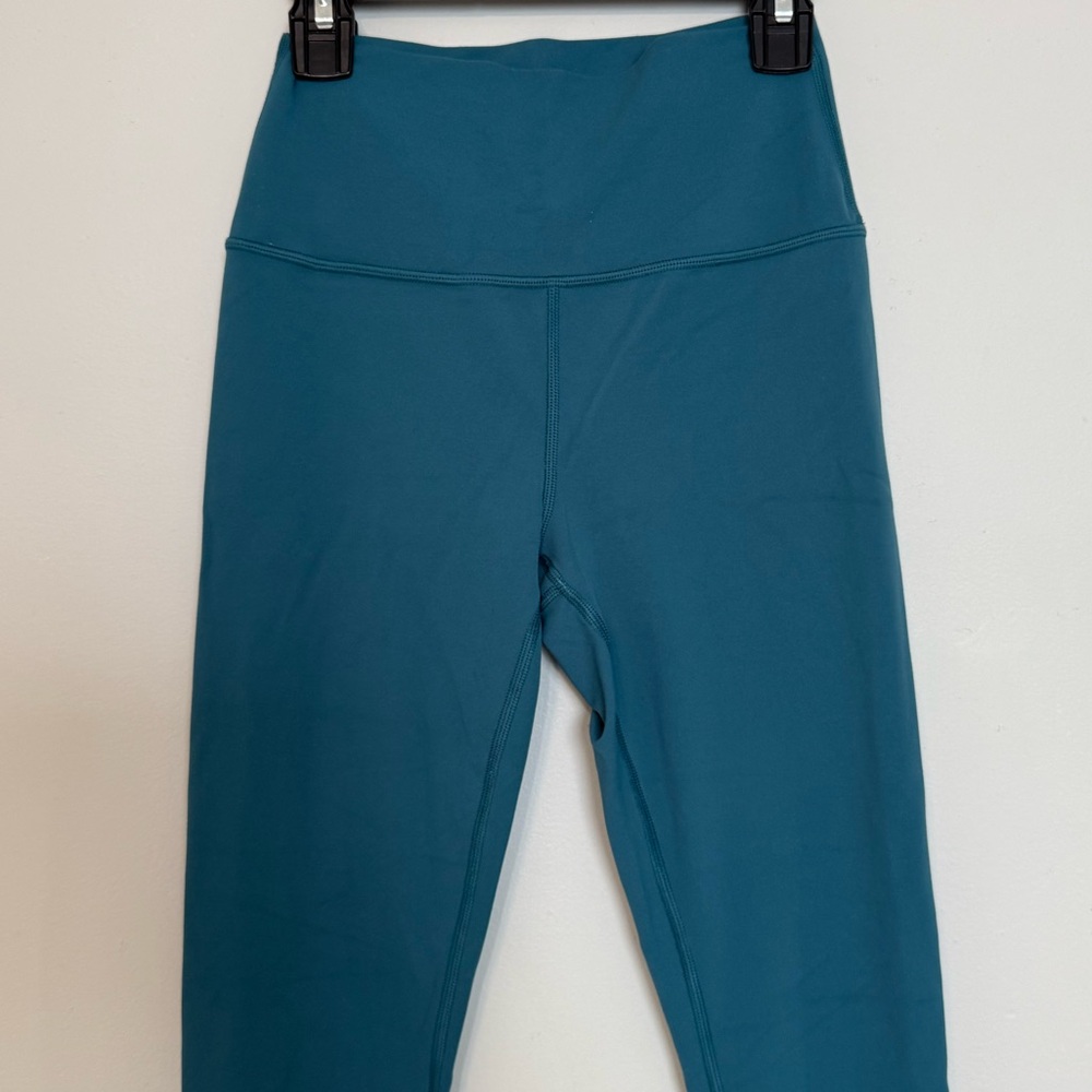 Athleta Transcend 7/8 Leggings Blue Size Small